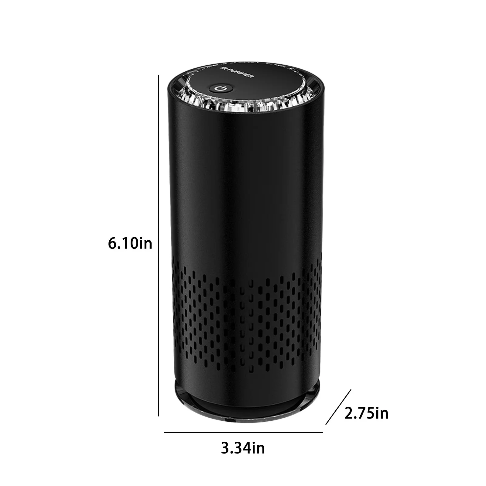 Air Purifier Durable with Pet Purifiers Pet Purifiers - Black for Home, Car Model 211918