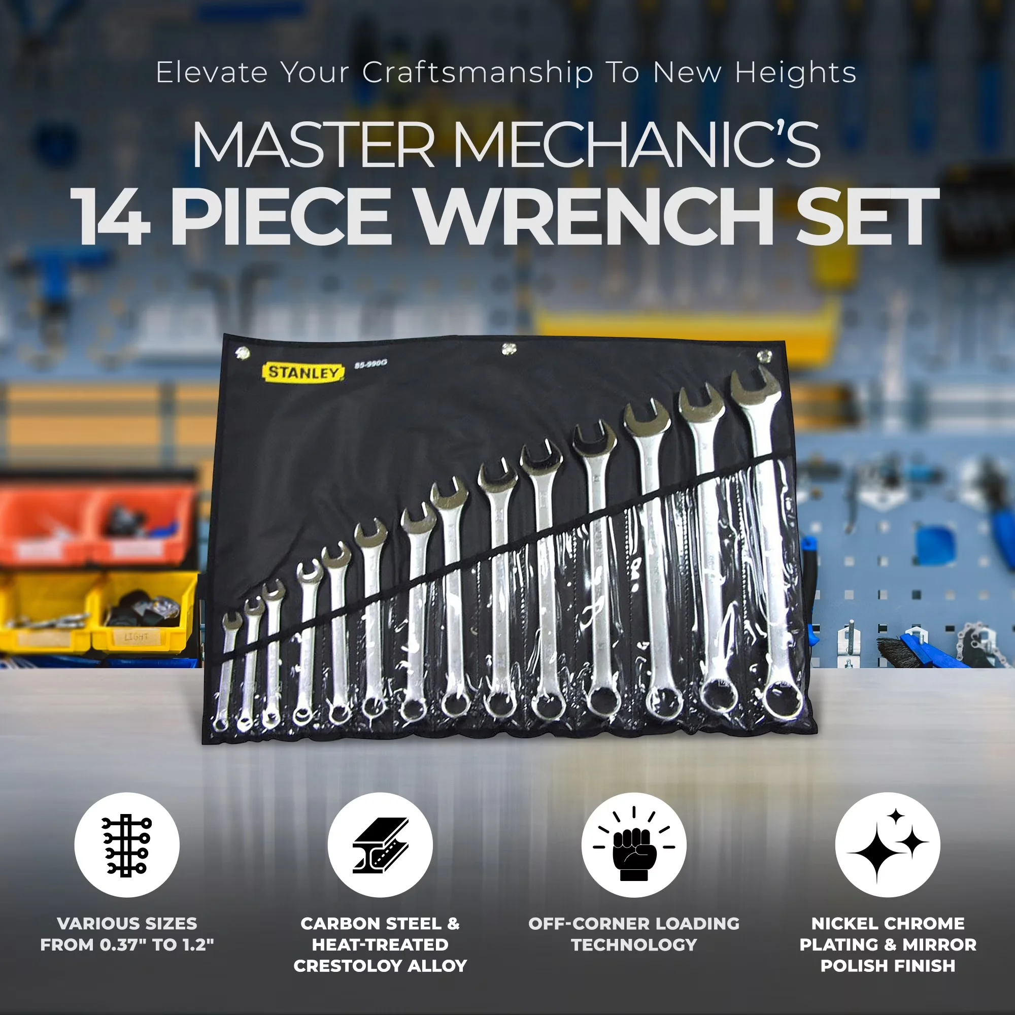 Innovative Hand Tool Set with Precision, Material: Carbon Steel - Silver 1 Model FF48FF
