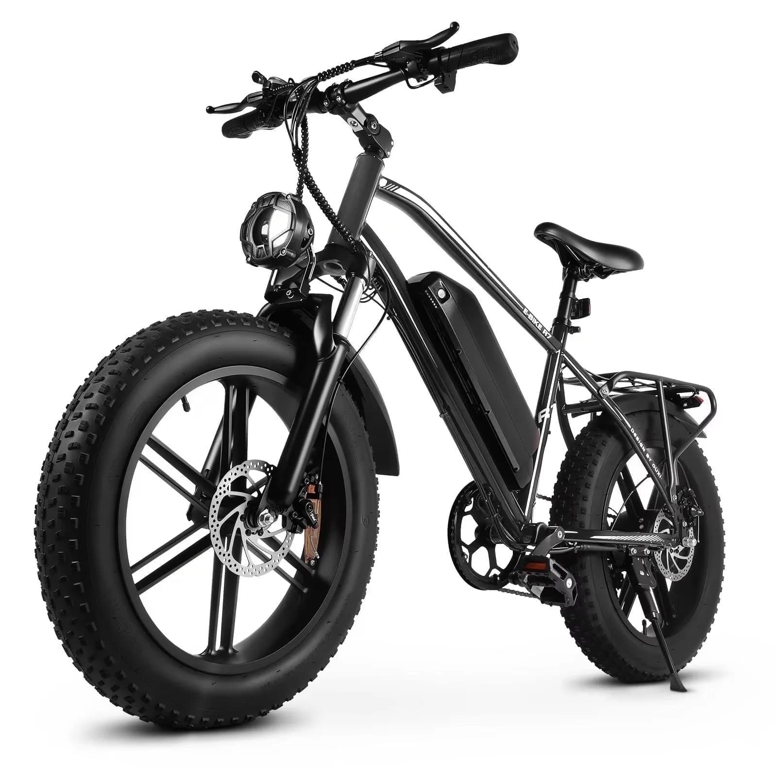Innovative Electric Bike with 1000W, 48V, Adjustable Speed - Silver - Residential Grade Model 886977