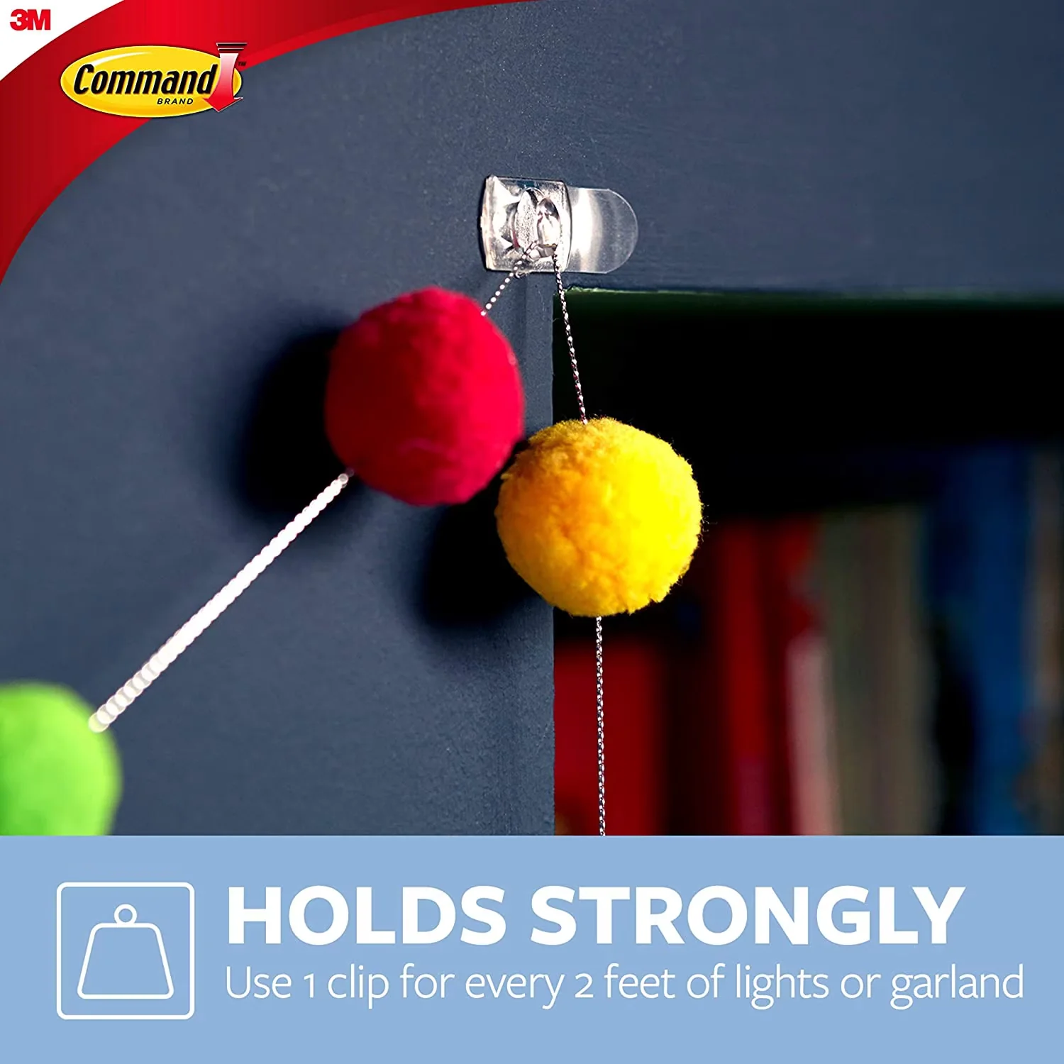 Fastener Reliable with Easy Installation, Mini Light Clips, 40-Clips/Pack - Clear S Model 1E482B