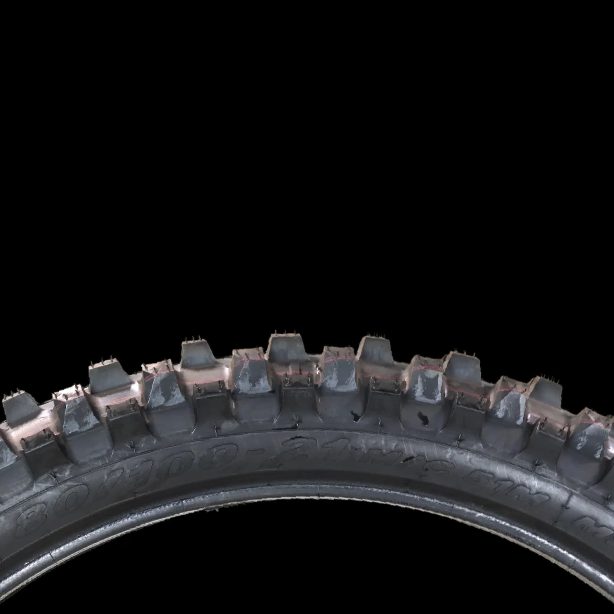 Motorcycle Tire Essential with Durable Construction - 100-21 - Traditional Style Model EF7039
