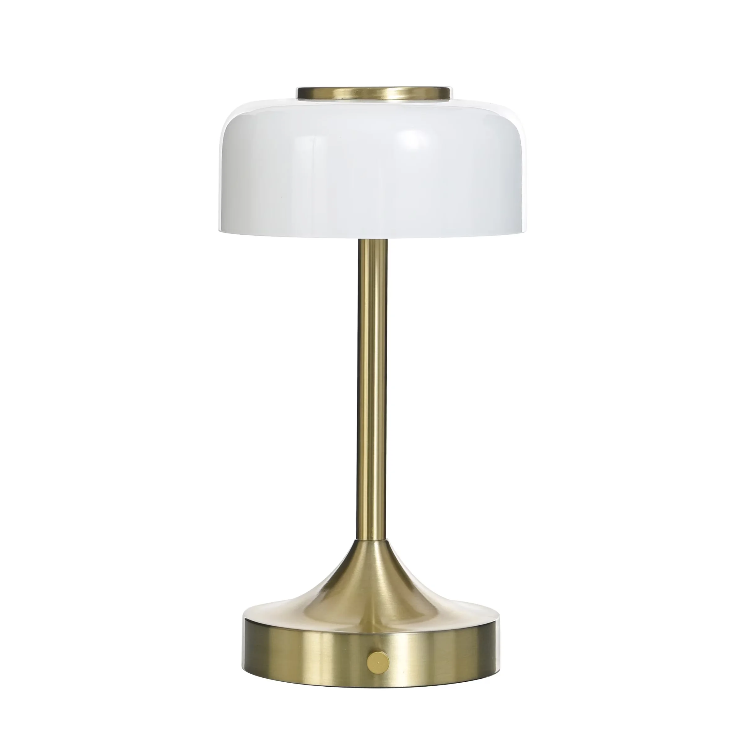 Reliable Table Lamp with LED, Battery, Touch Sensor - Metal Gold Portable Model 913D46