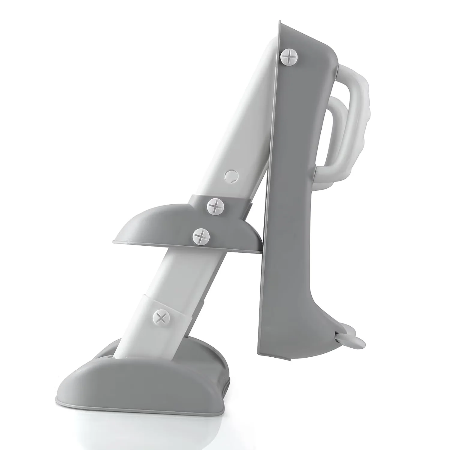 Bathroom Renovation Innovative with Foldable, Comfortable Safe Potty Seat - Gray Silicone Model D79329