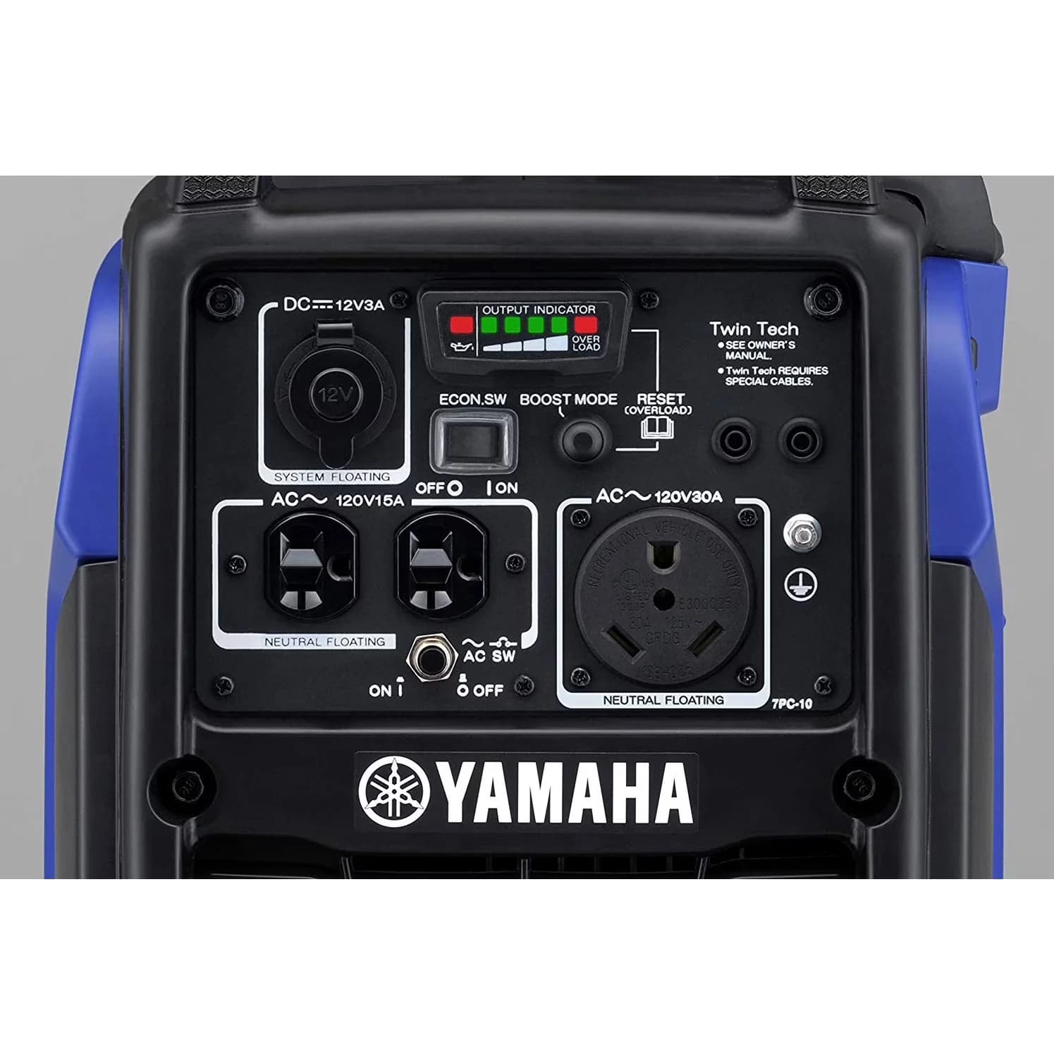 Compact Generator with 2200W, Adjustable, Blue - 120 - Ergonomic Design Model 85CC42