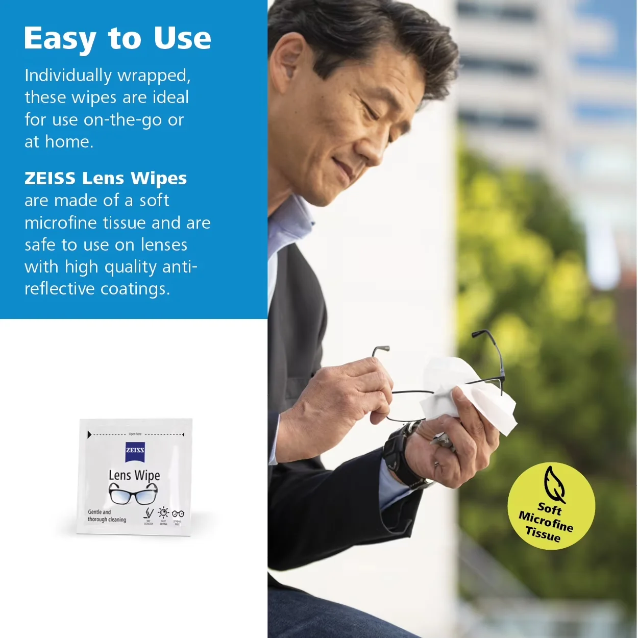 Classic Protective Equipment with 100 Count, Safely clean glasses and wipe lenses - 100 ct Model C0F0F0