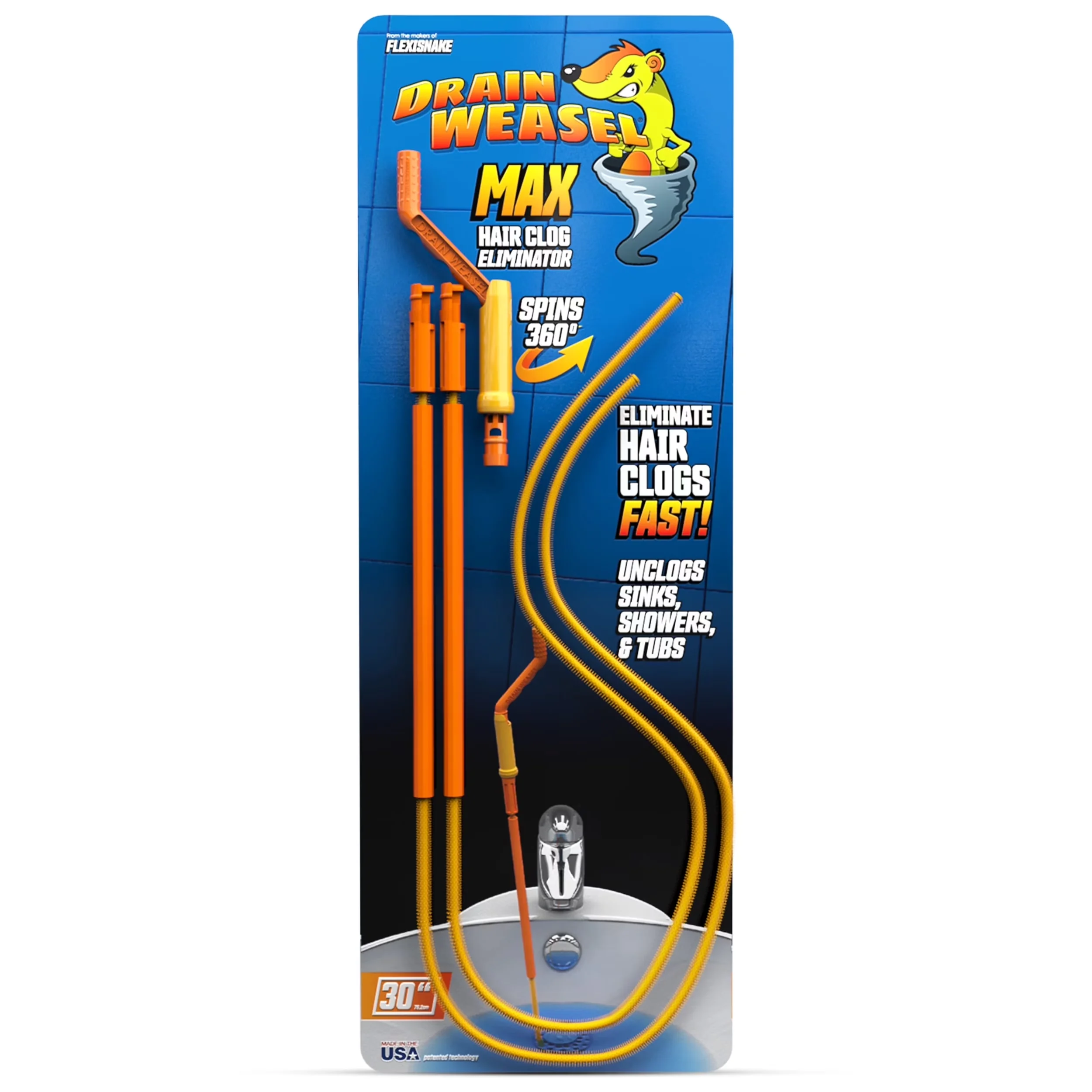 Plumbing Premium with 30 inch, 2 Pack - Yellow One Size - Essential Collection Model 19B90D