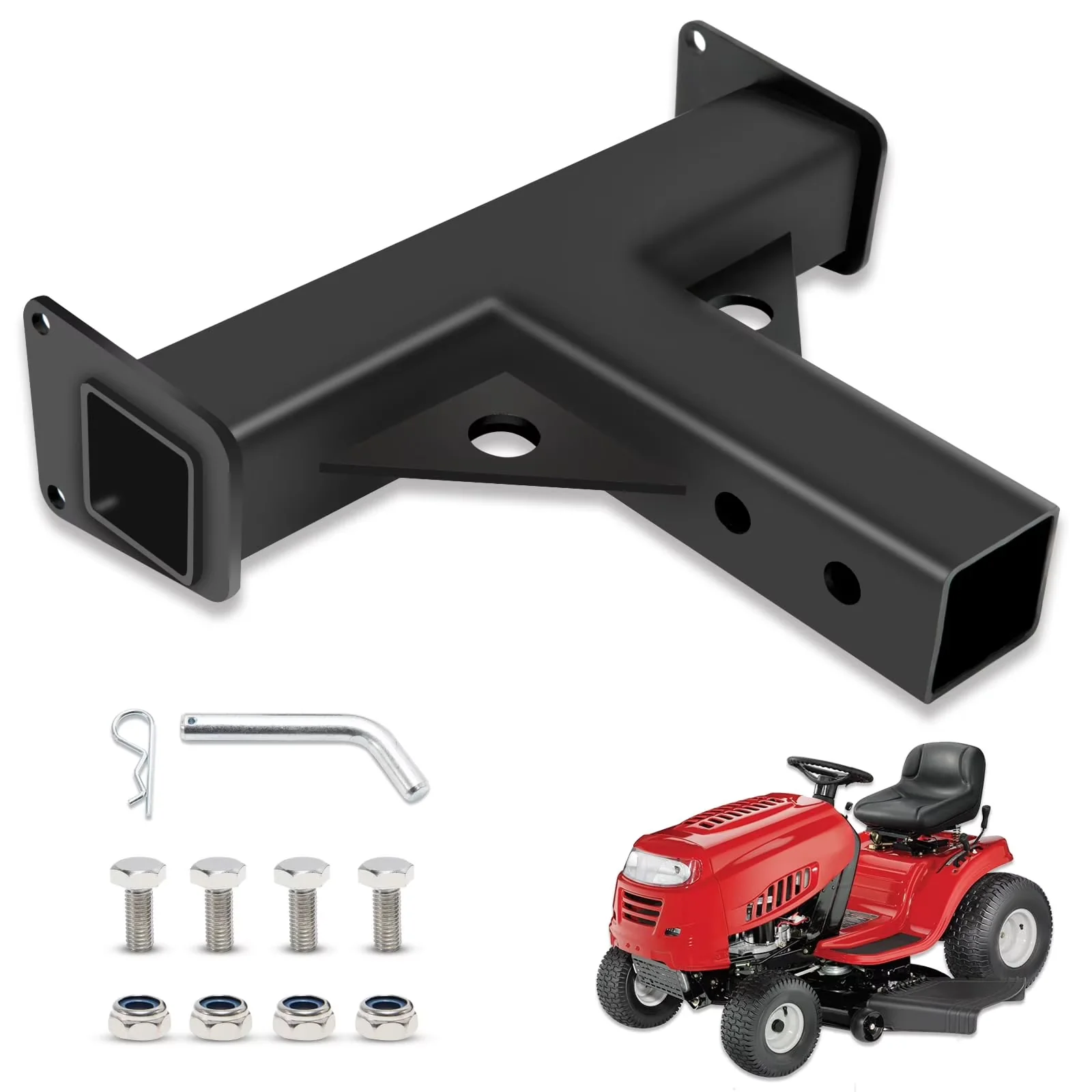 Quality Riding Lawn Mower with 2" Trailer Hook Receiver - LT1000 - Premium Collection Model ECF2C0