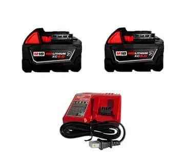 Premium Air Tools Compressor with Battery, Cordless, 2 XC5.0 Batteries - Model CF4C36