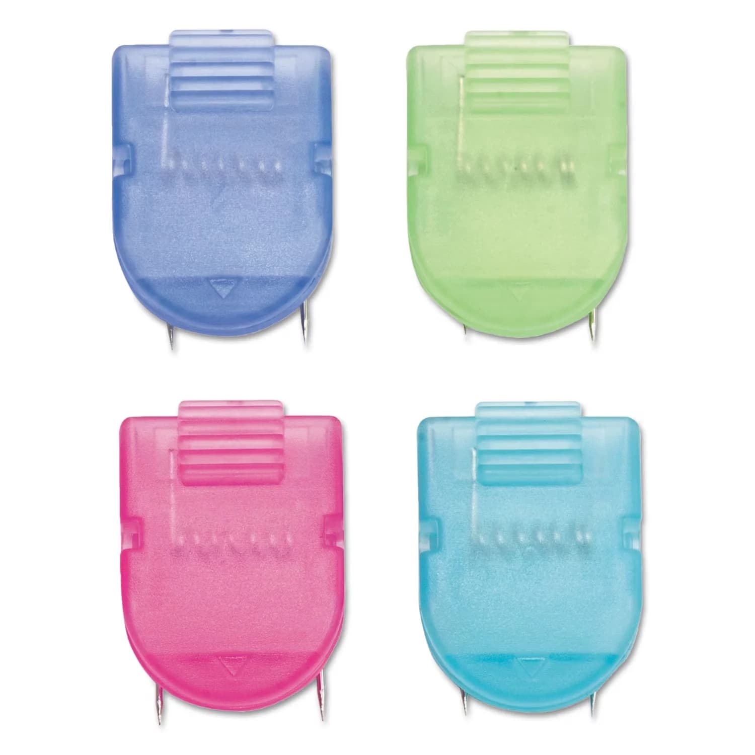Modern Fastener with Fabric Panel Wall Clips, Standard Size, Model Number: 75307 - Blue Model B47847