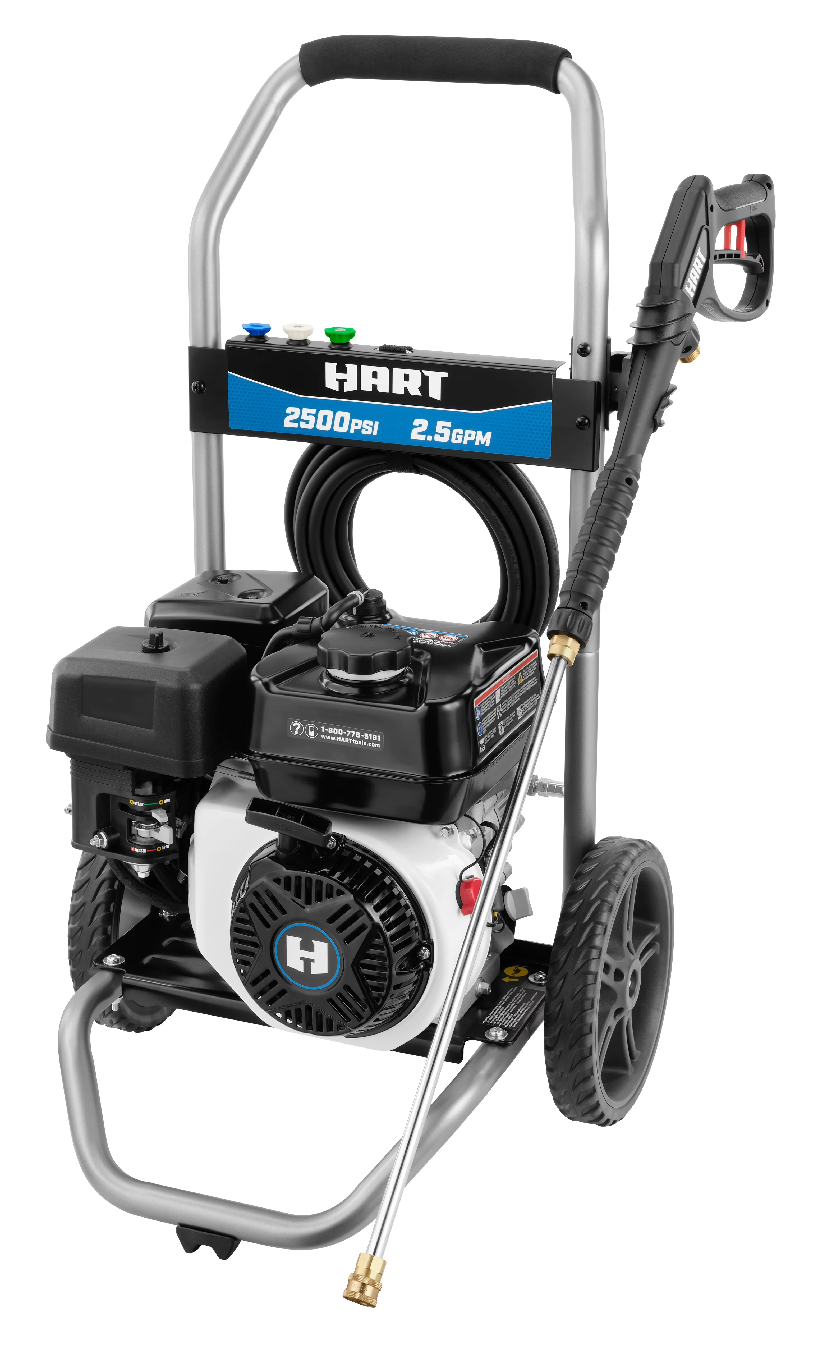 Stylish Pressure Washer with Adjustable Wand, Quick Connect Tips, On-board accessory storage - Model 350355