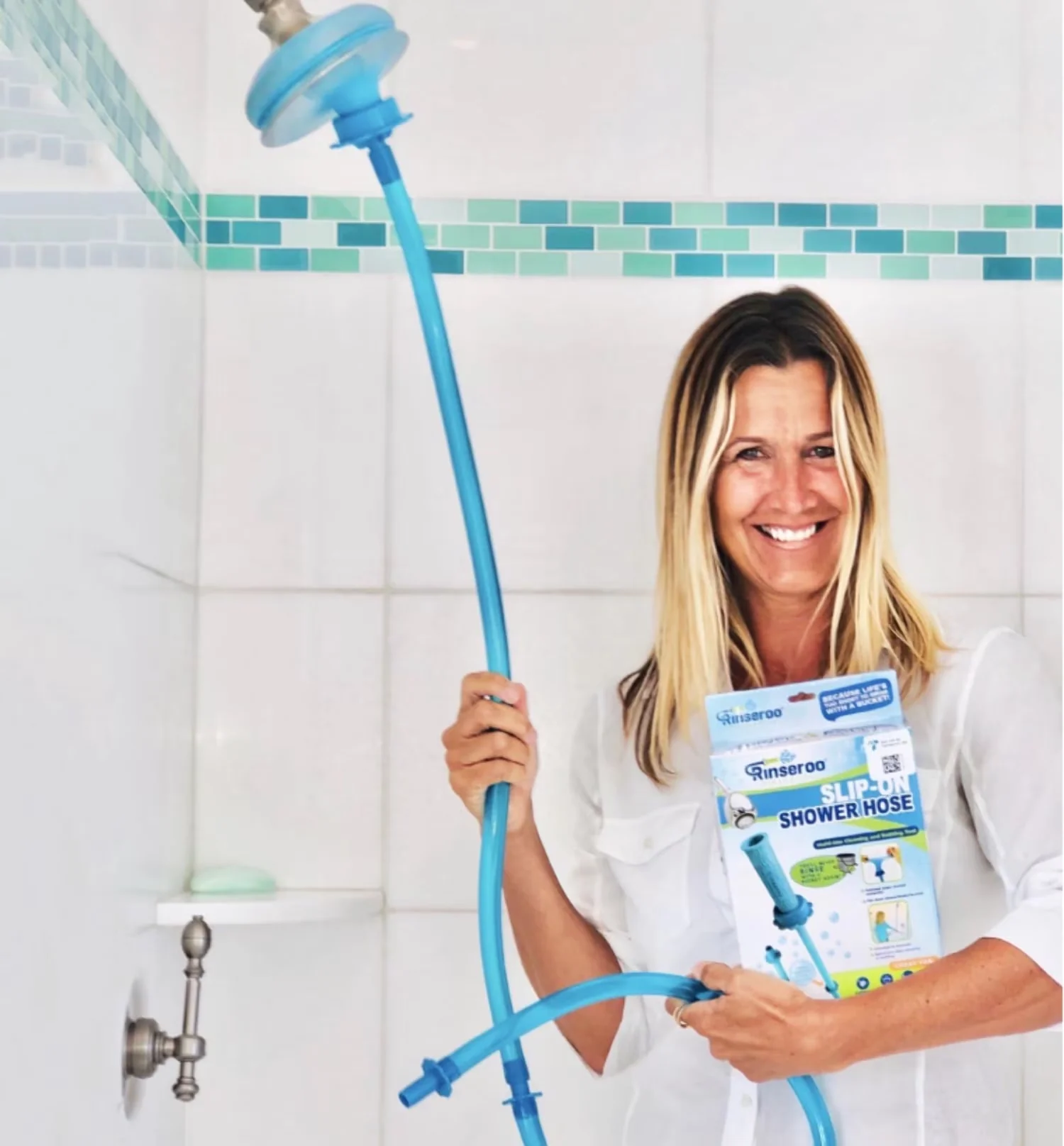 Professional Shower Head with Slip Resistant Floor, Adjustable - Rubber Model BEA72A