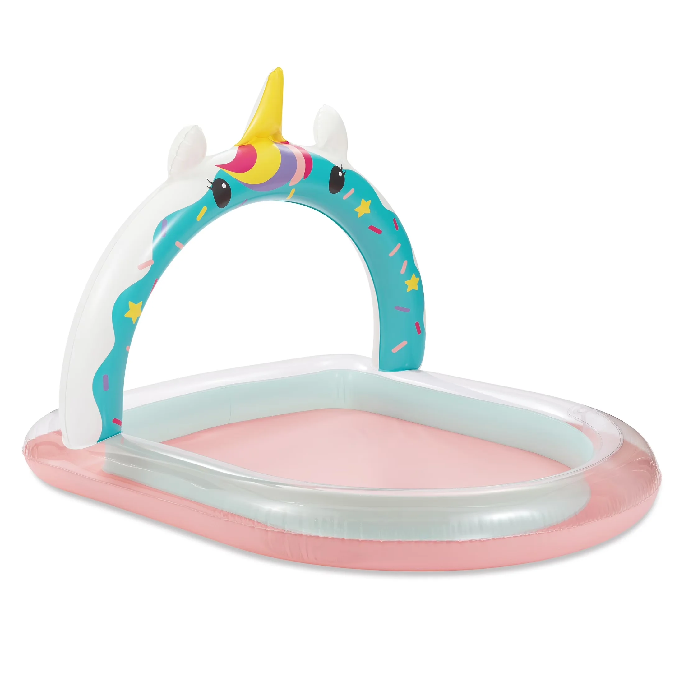 Inflatable Pool Premium with Repair patch included, Refreshing splashing pool, Fun magical unicorn design - Multicolor Model 264CB4