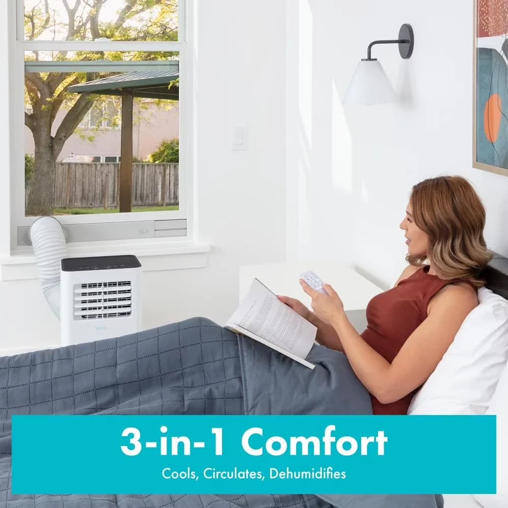 Air Conditioner Reliable with Timer, Wi-Fi Capable, Portable - Ergonomic Design Model 1A8BF5