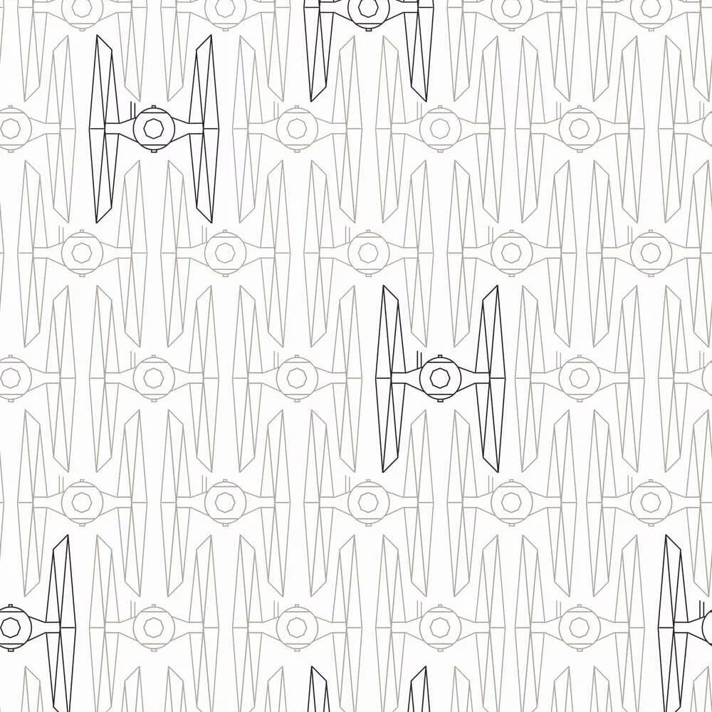 Durable Wallpaper with Reusable, 100% removable wallpaper - Gray Vinyl Model ECC8A7