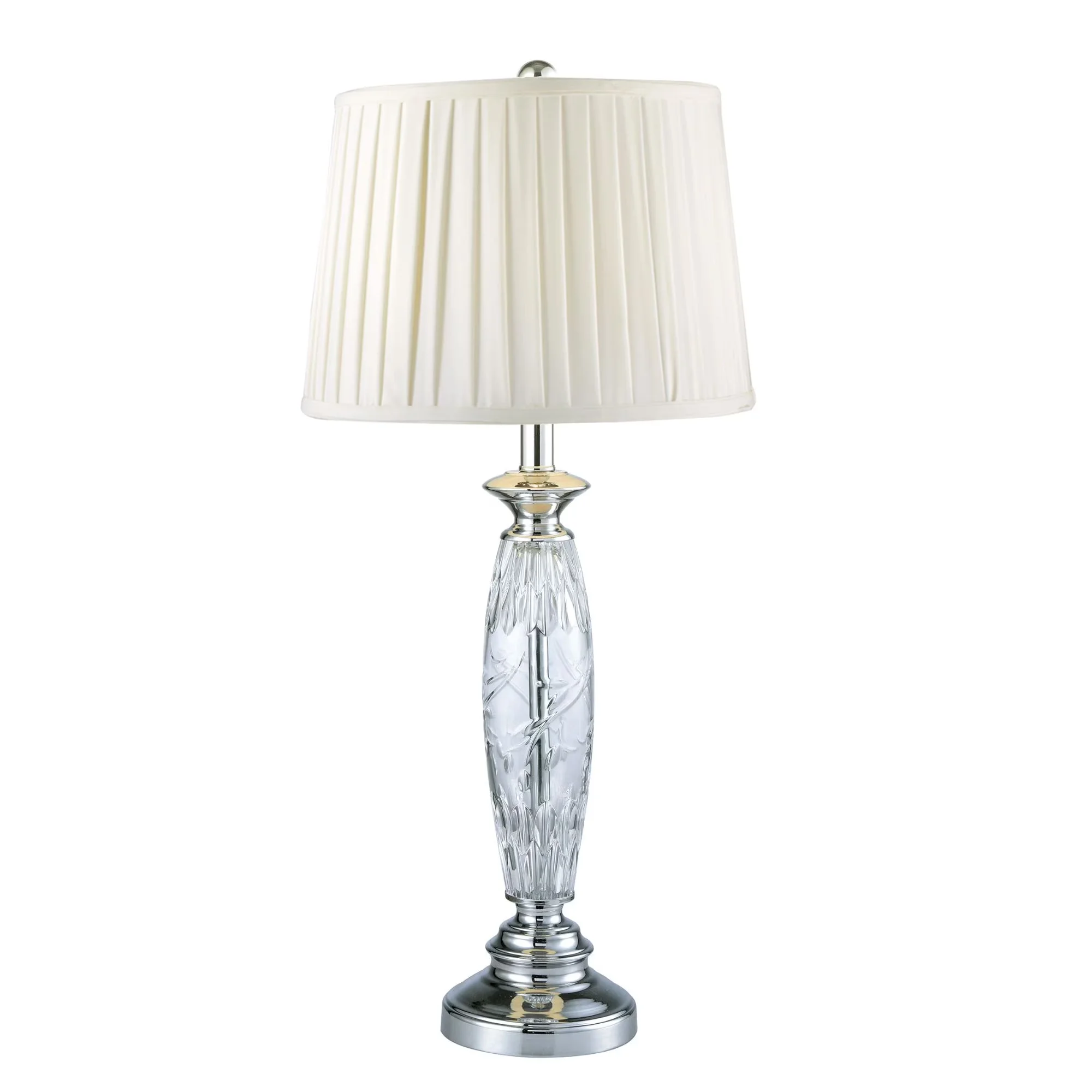 Durable Table Lamp with LED, Contemporary, Dimmable - White Metal Dale Model DACB41