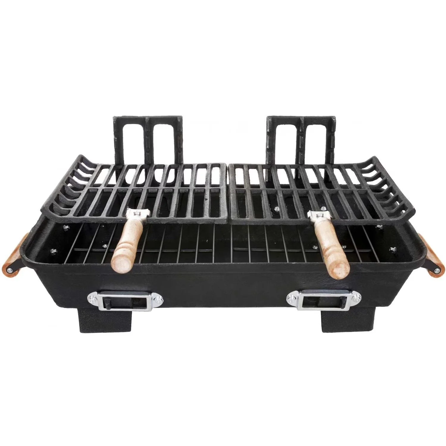 Innovative Flat Top Grill with Portable, Cooking grids measure 9 x 15 inches. - Porcelain Coated Steel Model C9C8F2