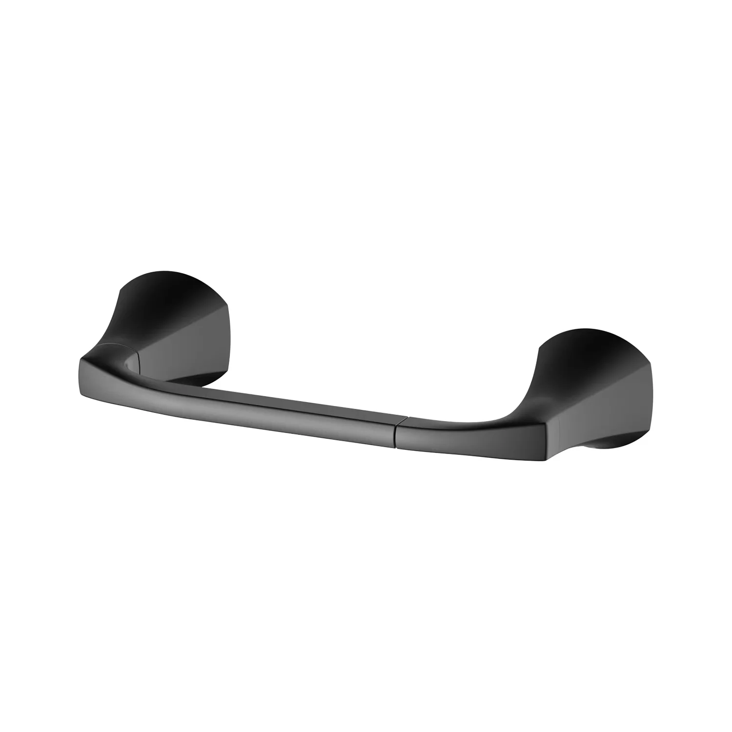 Versatile Bathroom Renovation with Rust Resistant, Modern, Simple Flare 3-Piece Hardware Set - Zinc Alloy Black Model 006449