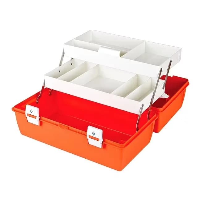 Garage Storage Supply Professional with Lockable, Depth 1 3/4 in - Polypropylene Orange Model 27EB8C