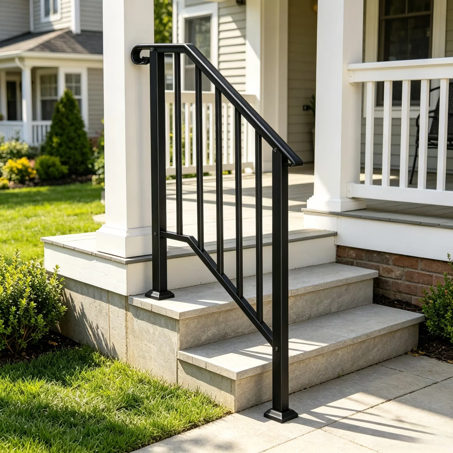 Classic Building Material with Easy To Assemble - Wrought Iron Black 1-3 Model 73786B