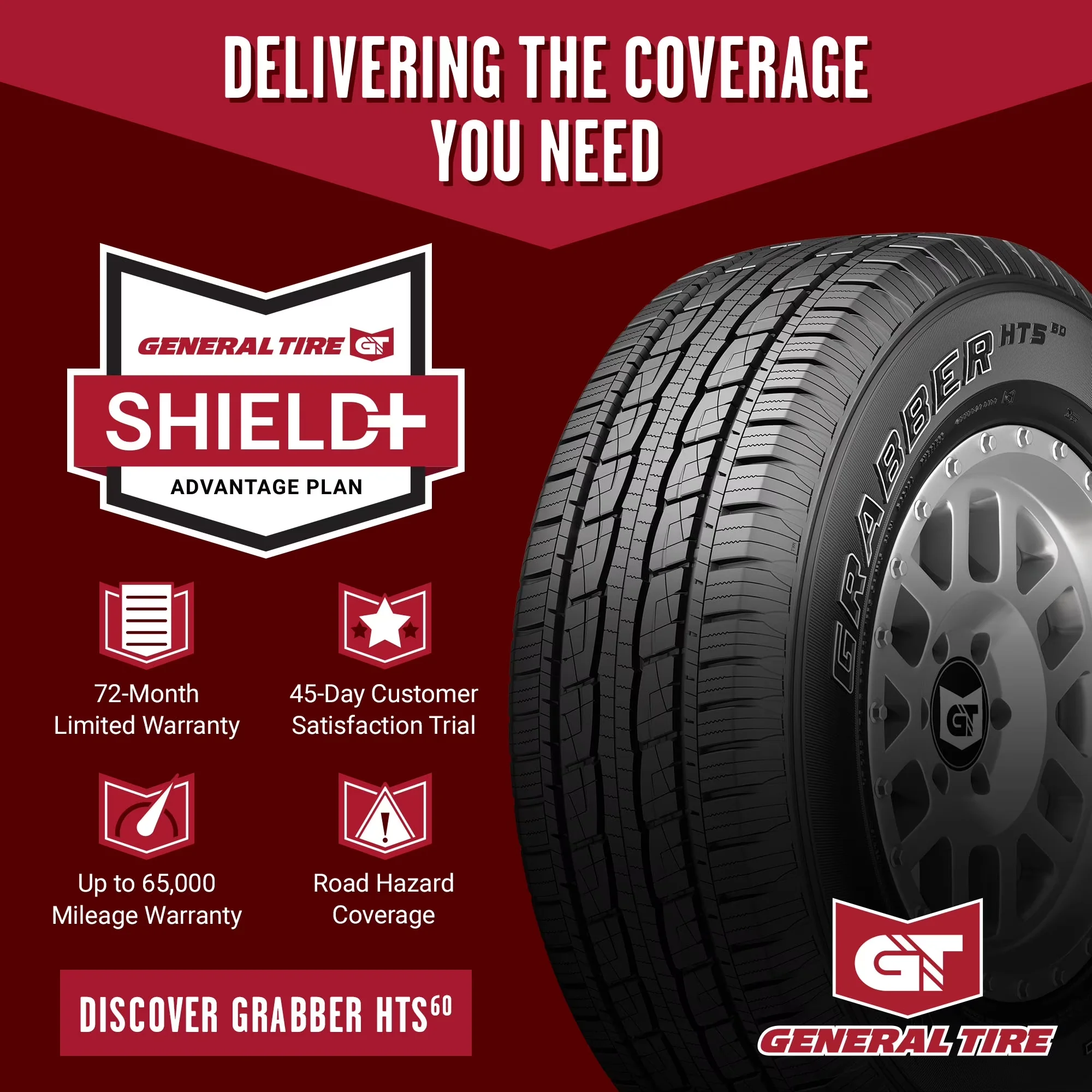 Essential Lawn Mower Tire with Fits Multiple Makes And Models - HTS60 - Residential Grade Model 390053