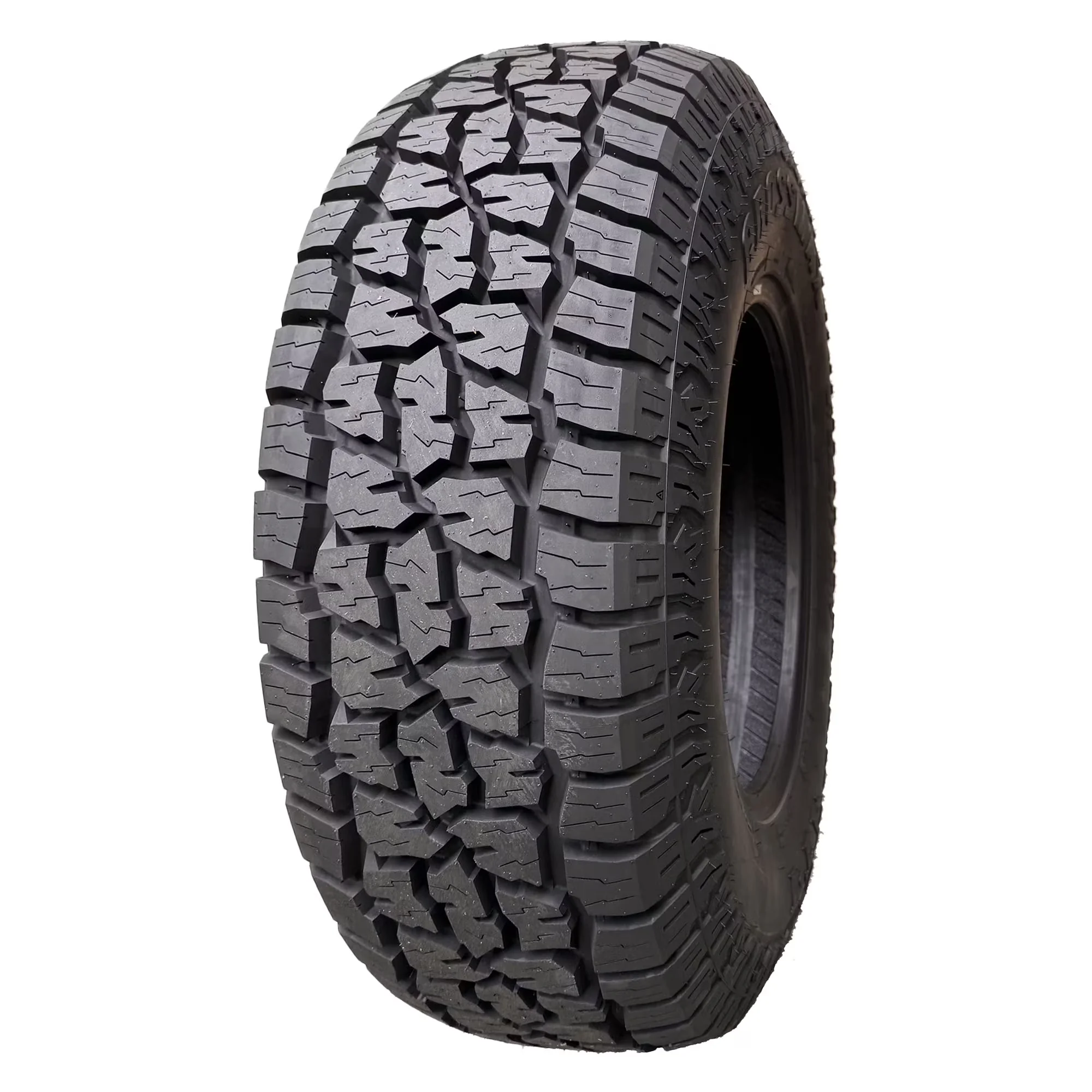 Reliable Truck Tire with Fits Multiple Makes And Models, Switchback lug pattern enhances traction, Sidewall style: Black Sidewall - Model 20406B