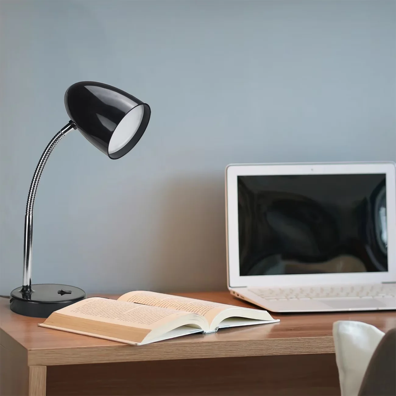 Desk Lamp Innovative with LED, 5W, Gooseneck - Metal Gray for Bedroom, Office Model B16292