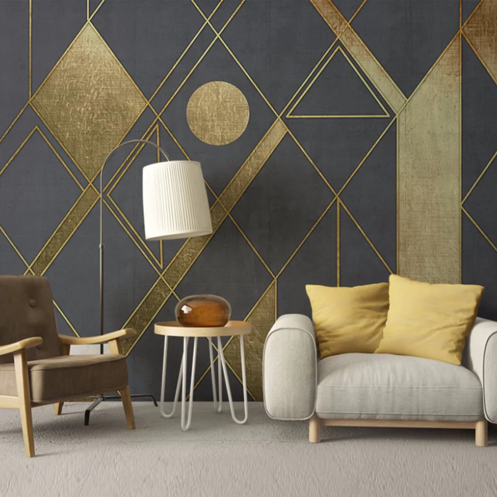Versatile Grey Vinyl Flooring Vinyl Plank Flooring with Self-Adhesive, 5m x 0.66cm - Pvc Gold Model B71EF1