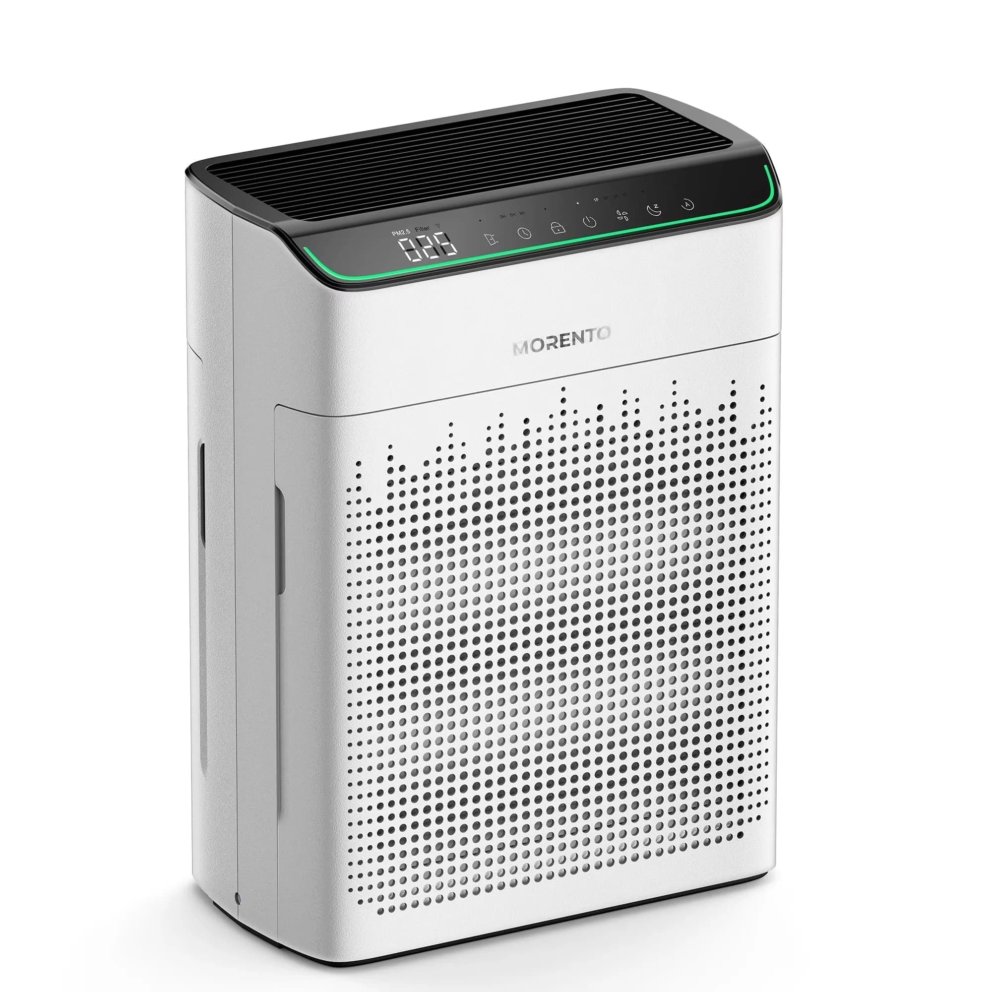 Modern Air Purifier with Filter Change Indicator, Smart Technology Capable - White for Home, Bedroom Model CAC98D