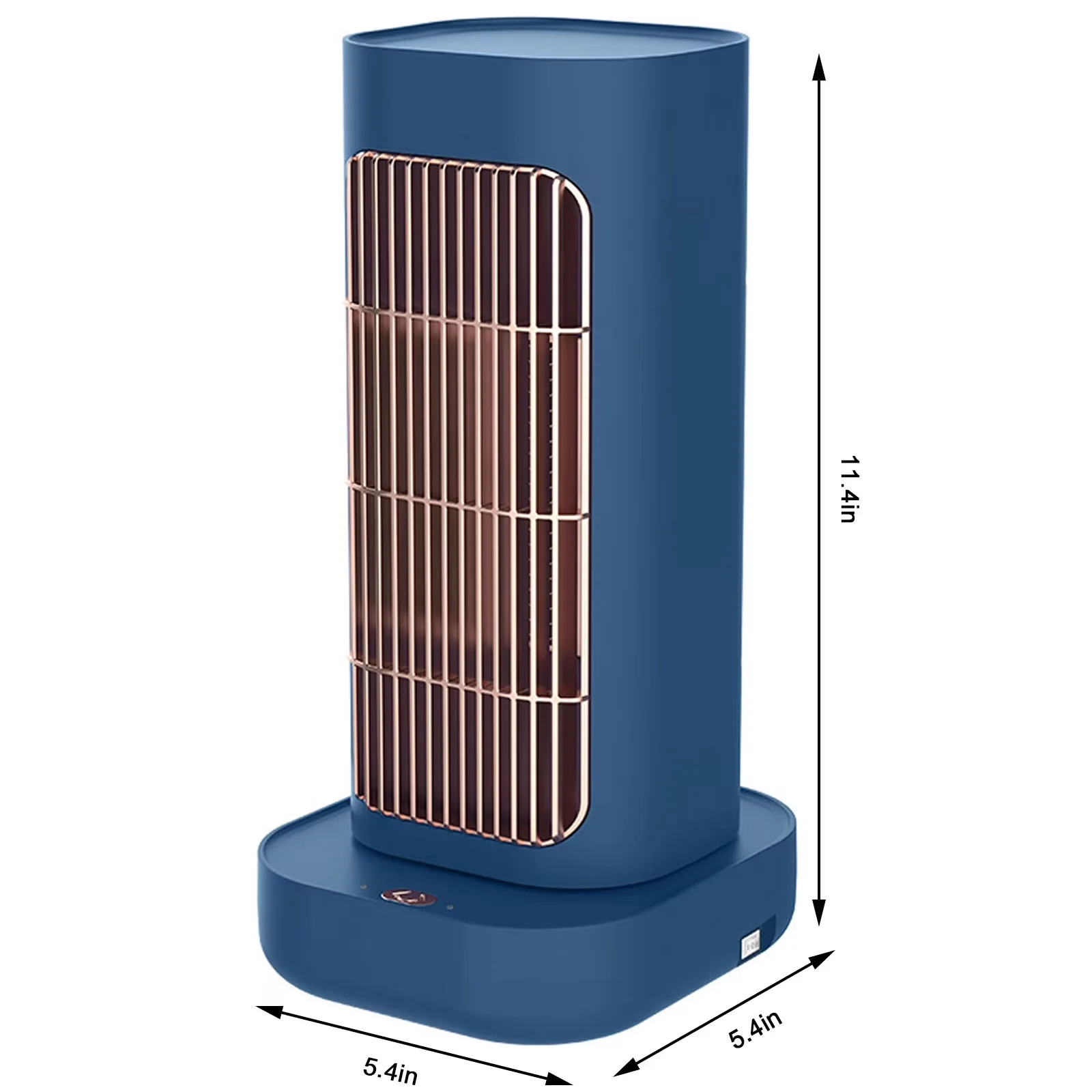 Durable Portable And Electric Space Heater with 1500W, Energy Efficient - Blue for Indoor Model CA498A