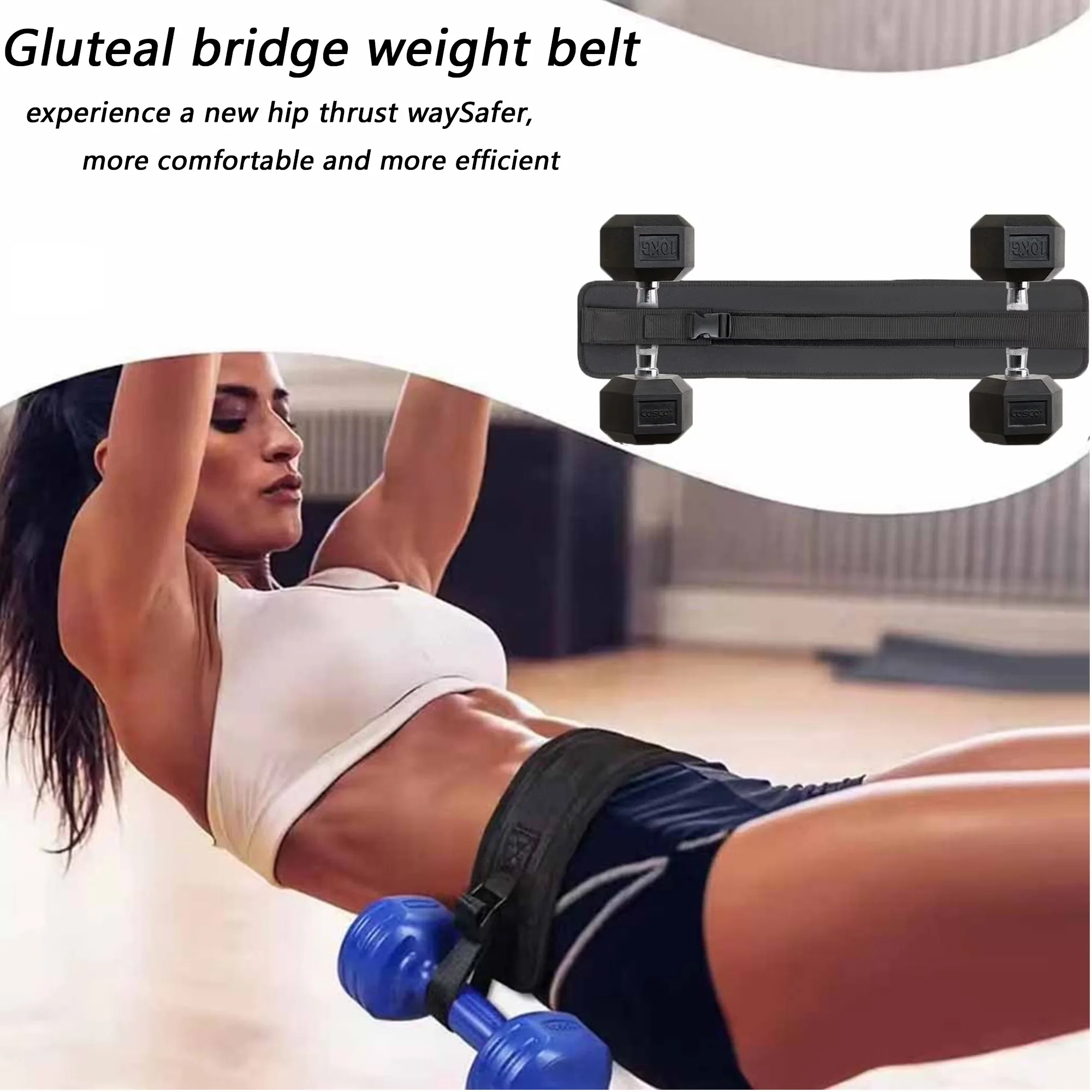 Durable Home Gym Accessory with Ergonomic Design - Nylon Black for Home Model CB0AD4