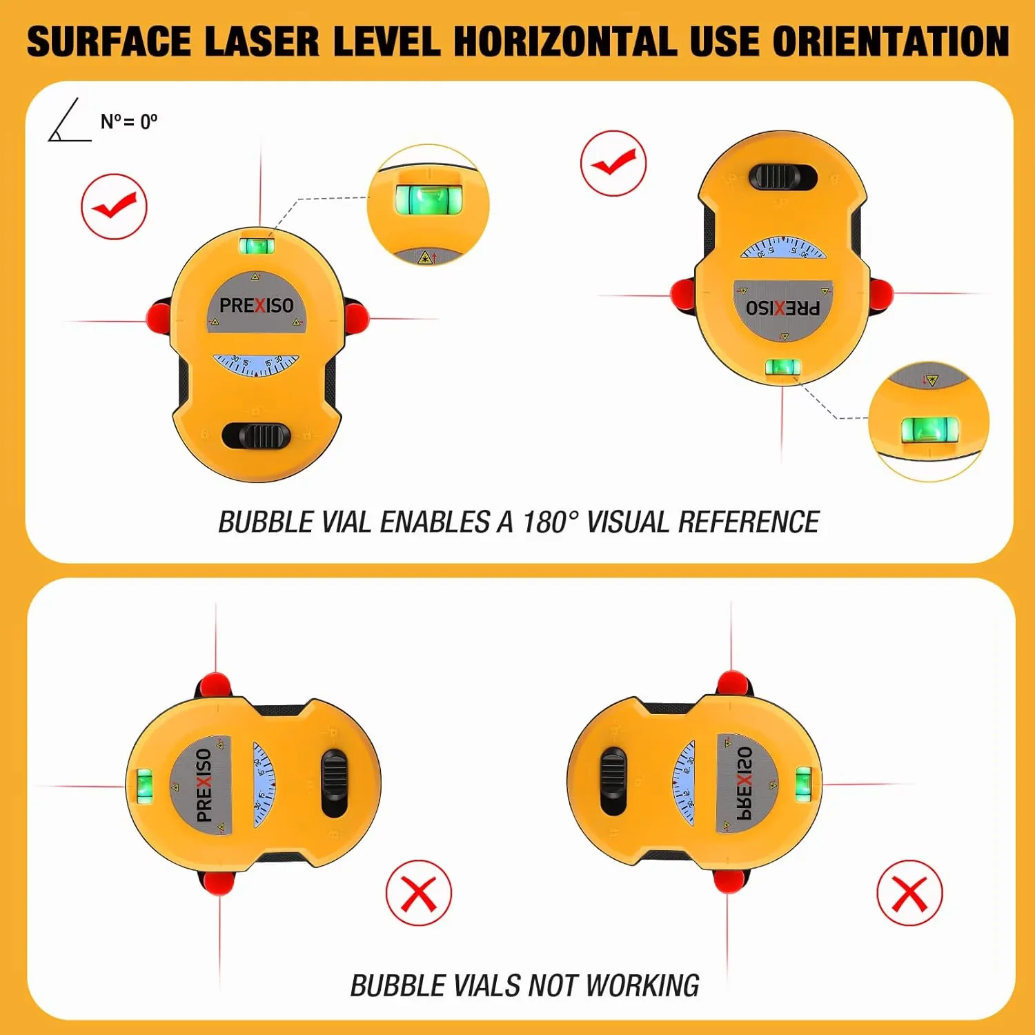 Versatile Measuring Layout with Battery, LED, Adjustable - Abs Yellow 30Ft Model 322164