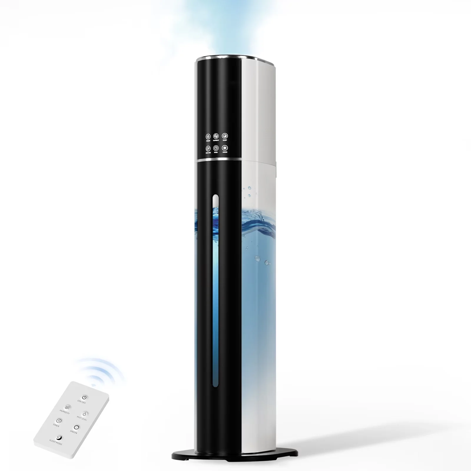 Humidifier Professional with Oil Diffuser, Remote Controlled, Timer - White for Home, Bedroom Model ED8B38