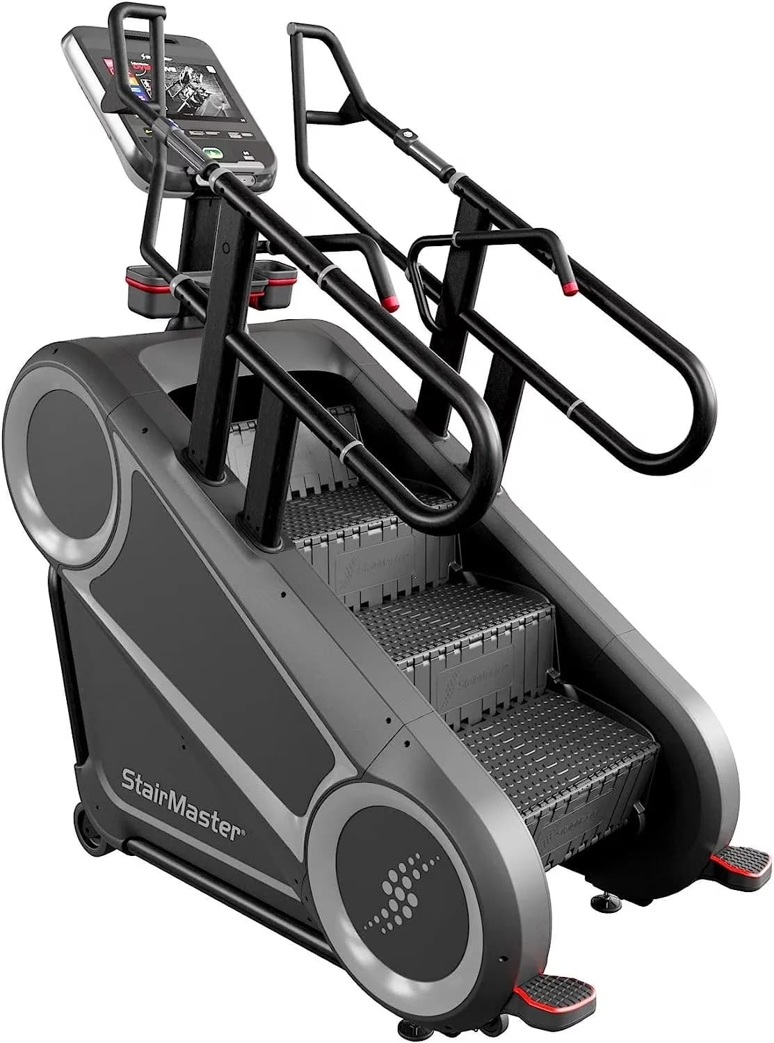 Quality Home Gym with Heart Rate Monitor, 10 Inch Touchscreen Console - Stainless Steel Model B0E49F