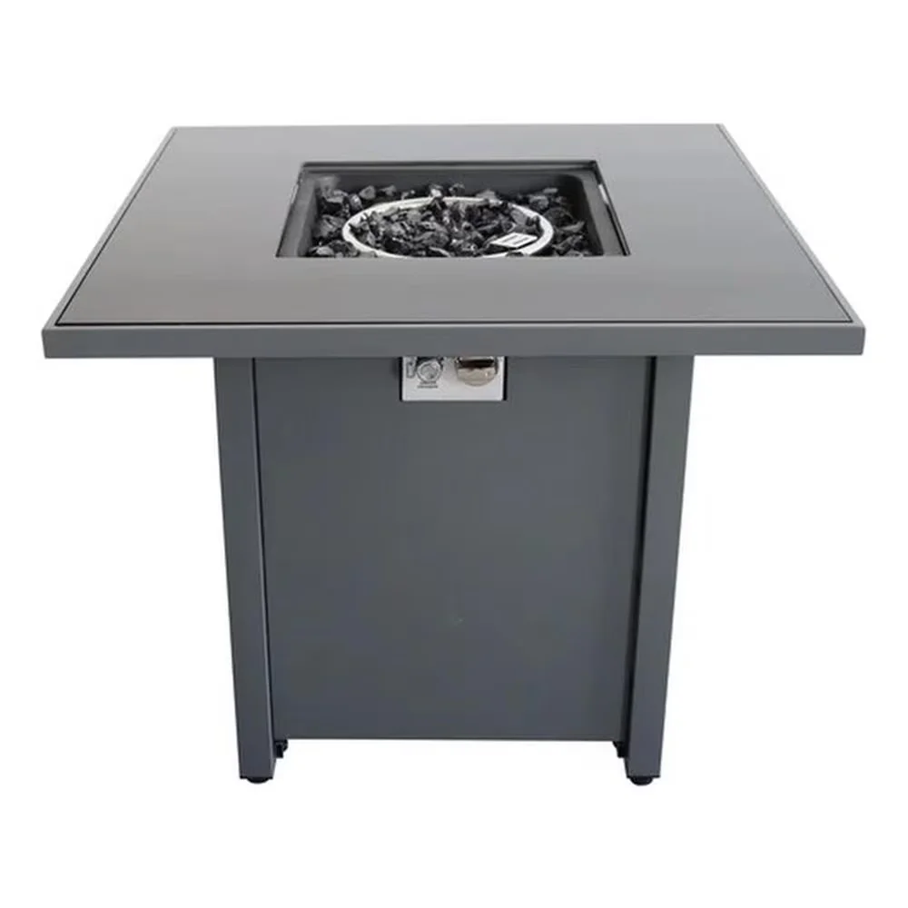 Essential Outdoor Heating with Adjustable Flame, Push button ignition system - Stainless Steel Gray Model E893EC