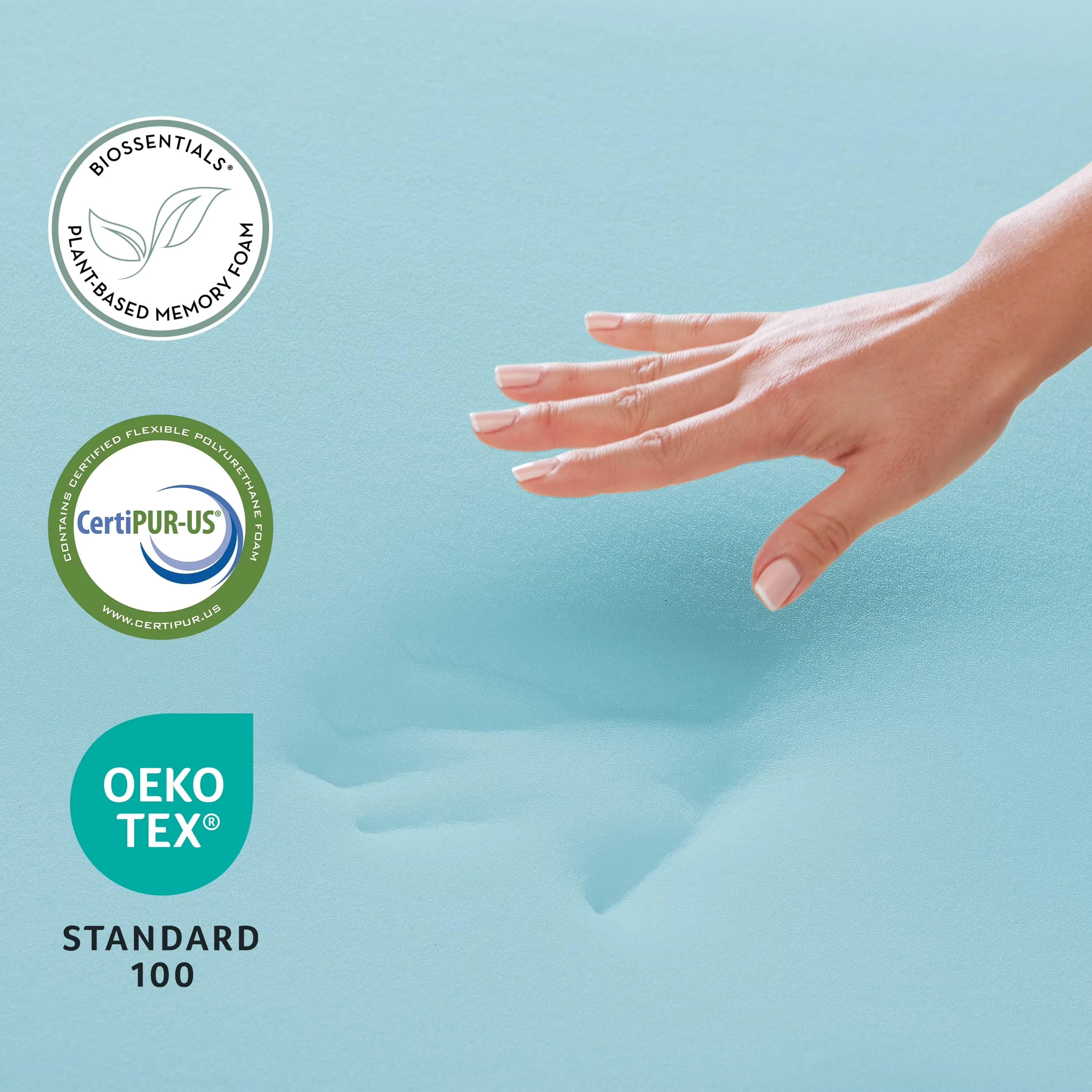 Modern Mattresses Accessory with Mattress-In-A-Box - Polyester Style - Standard Series Model 0EB161