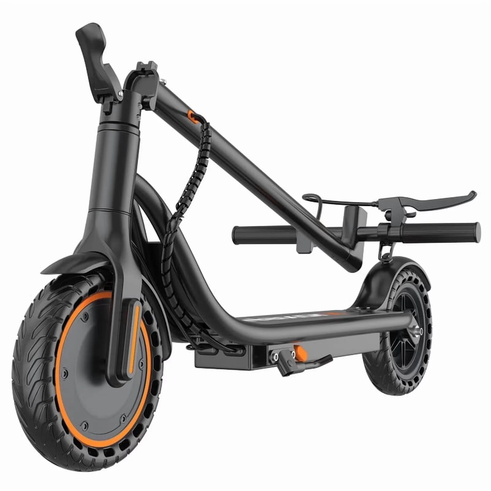 Modern Scooter with 350W, Headlights, Portable - Black Iron - Easy to Use Model BFA5B8
