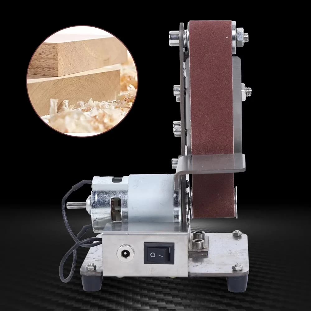 Woodworking Modern with 12V, Adjustable, Mini Belt Sander - Contemporary Style Model 6B0F27