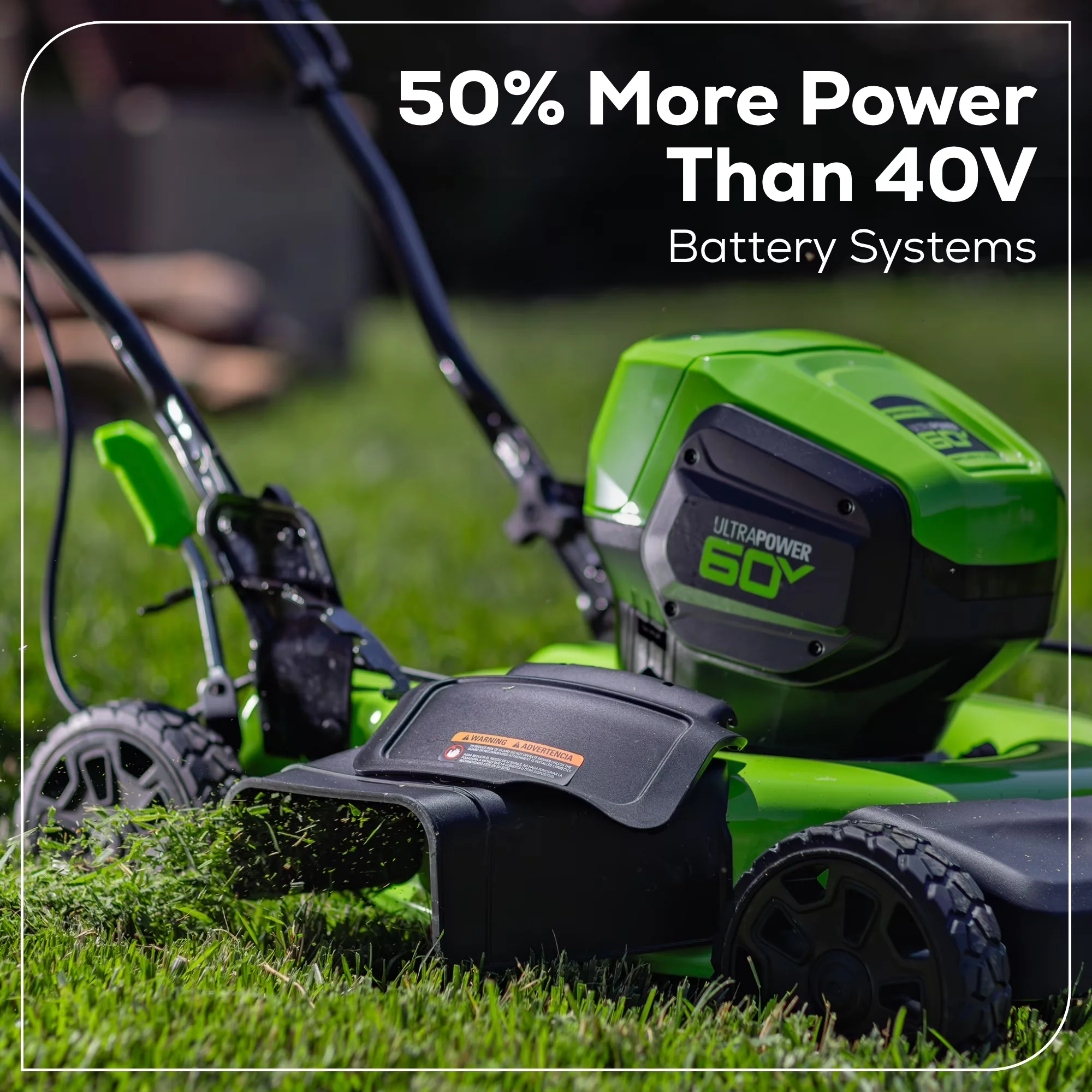 Reliable Push Mower with Battery, 60V, Bagger - Professional Series Model D40FA9