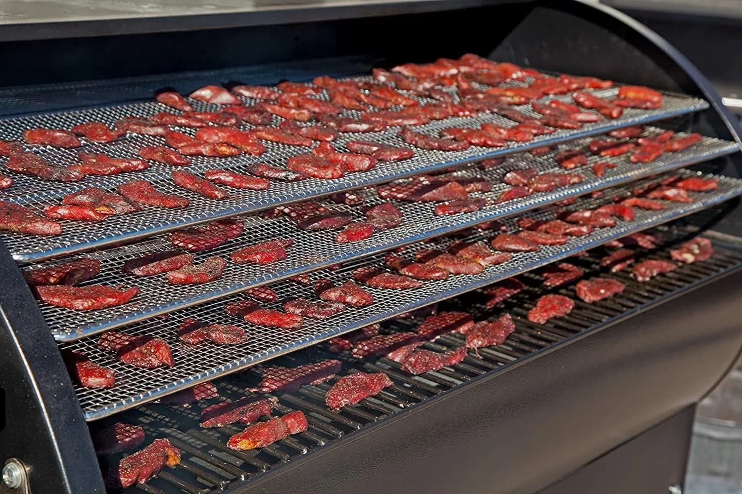 Professional Smoker with Warming Rack, Fits 36 in. Pellet Grills - Steel Gray Model 0EF1B1