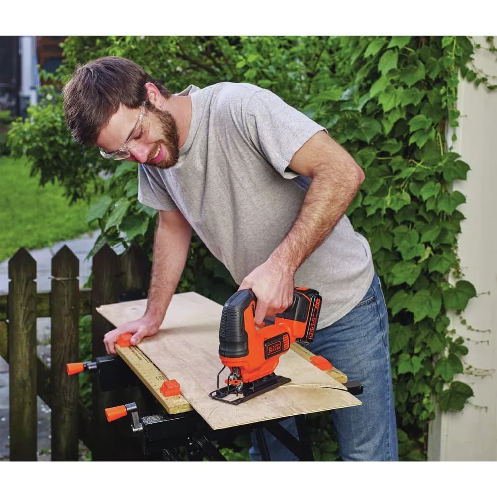 Essential Power Saw with Battery, 20V, Variable Speed - Multicolor - Commercial Quality Model 363045