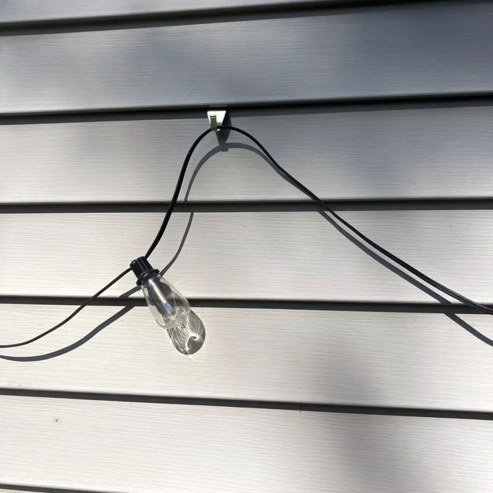 Fastener Modern with Easy-To-Use, Sturdy No Hole Siding Hooks - Silver Stainless Steel Model 2F87C0