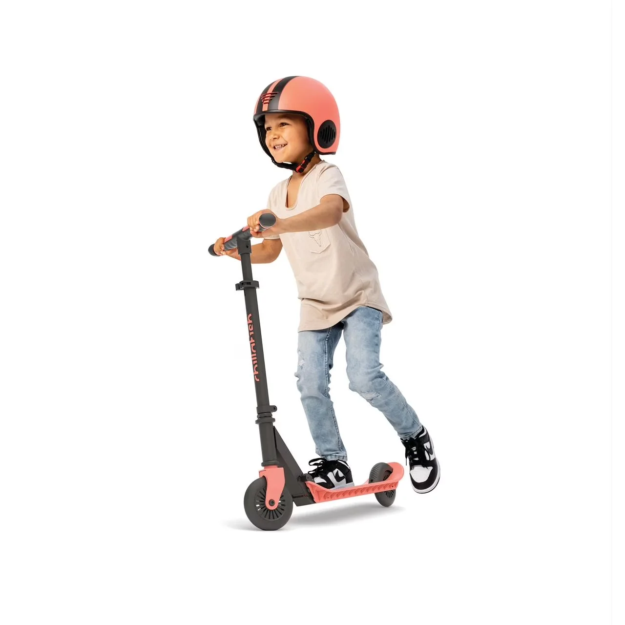 Reliable Scooter with Compact, Flexxi Mini Flamingo Foldable 2-Wheeled - Flamingo Metal Model EDD514