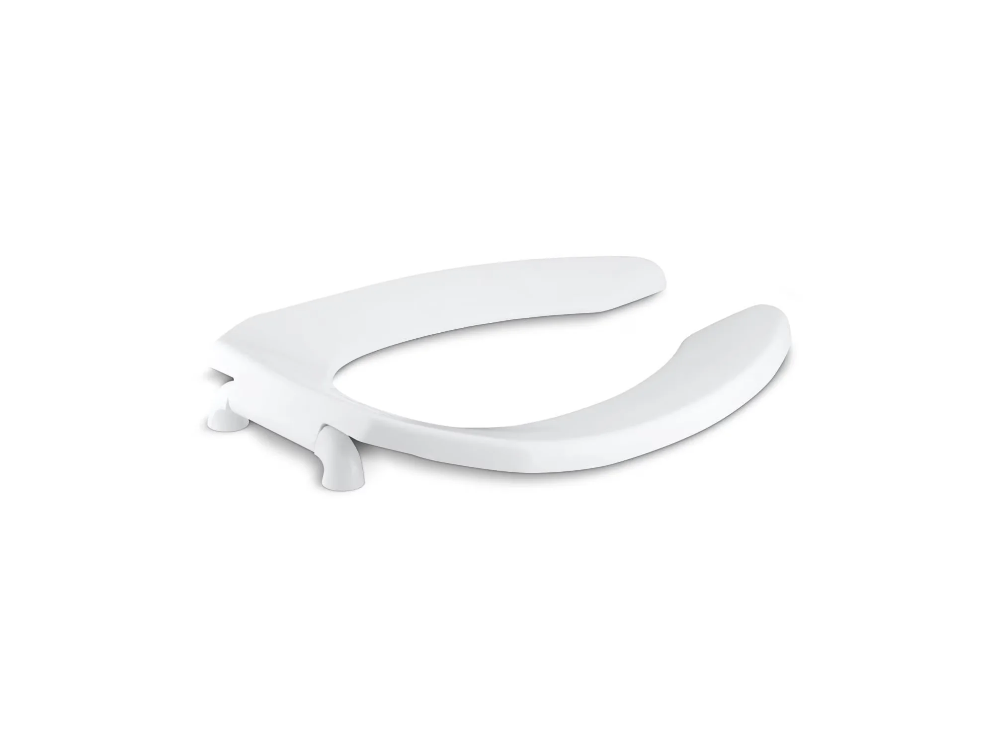 Reliable Toilet Seats And Lid with Easy To Clean, Seat Lustra K4670-C-0 - White Plastic Model 78D6A7