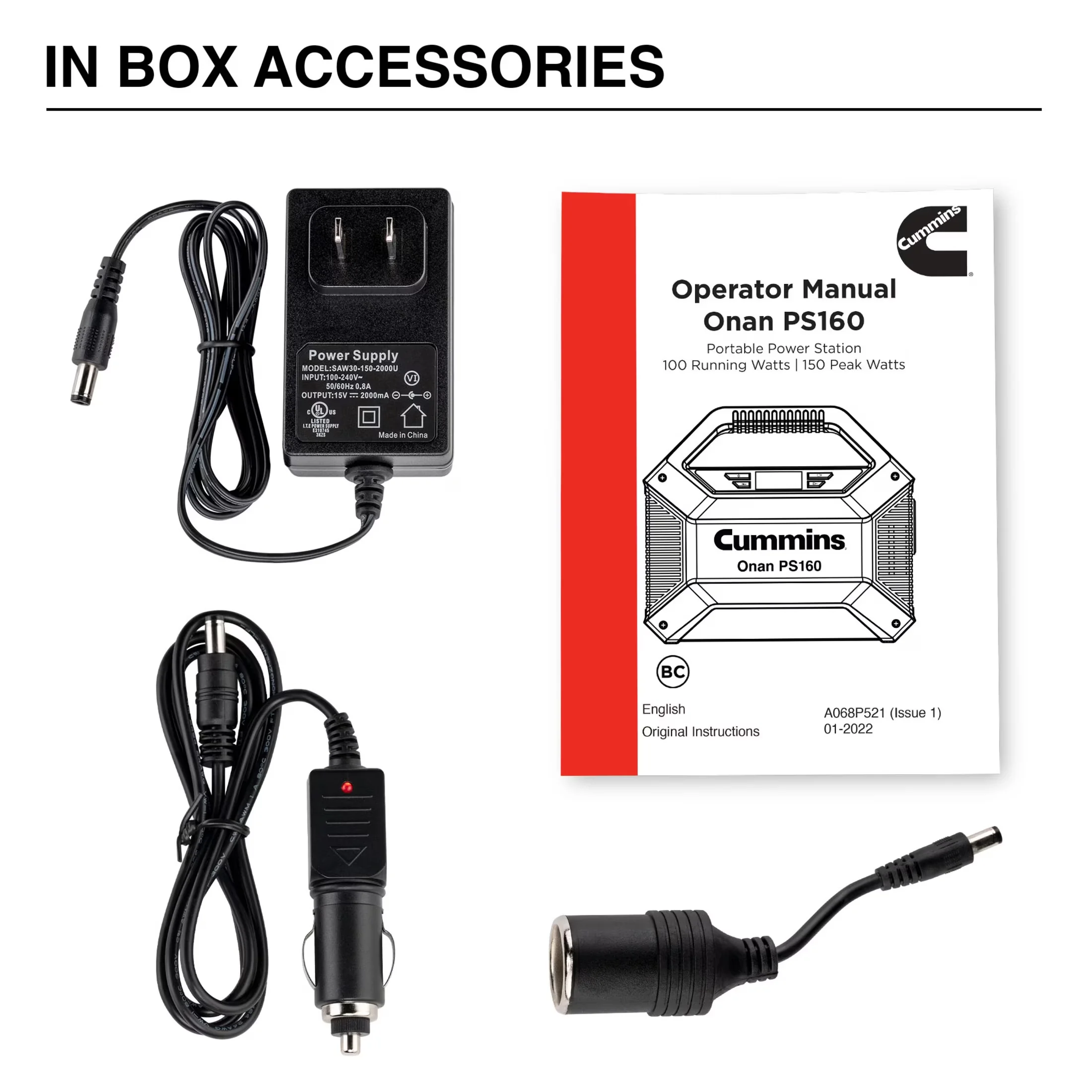 Modern Generator with Usb Port, Modified Sine Wave AC Outlet - Gray Peak Model CCA148