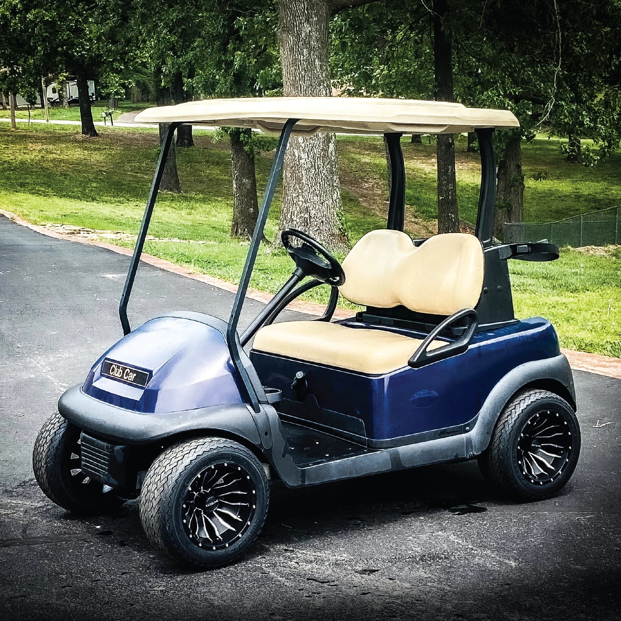 Compact Golf Cart Tire with Replacement - 235Q2076 - Space-Saving Design Model 9AEB40