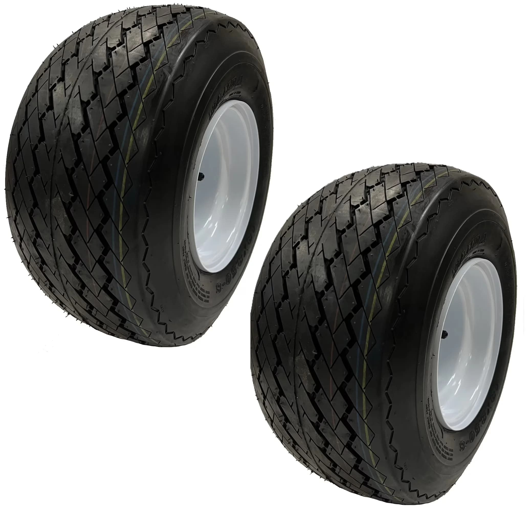 Golf Cart Tire Versatile with Tire Size: 18-8.50-8 Load Range: B - 18-850-8 Model F43F4A