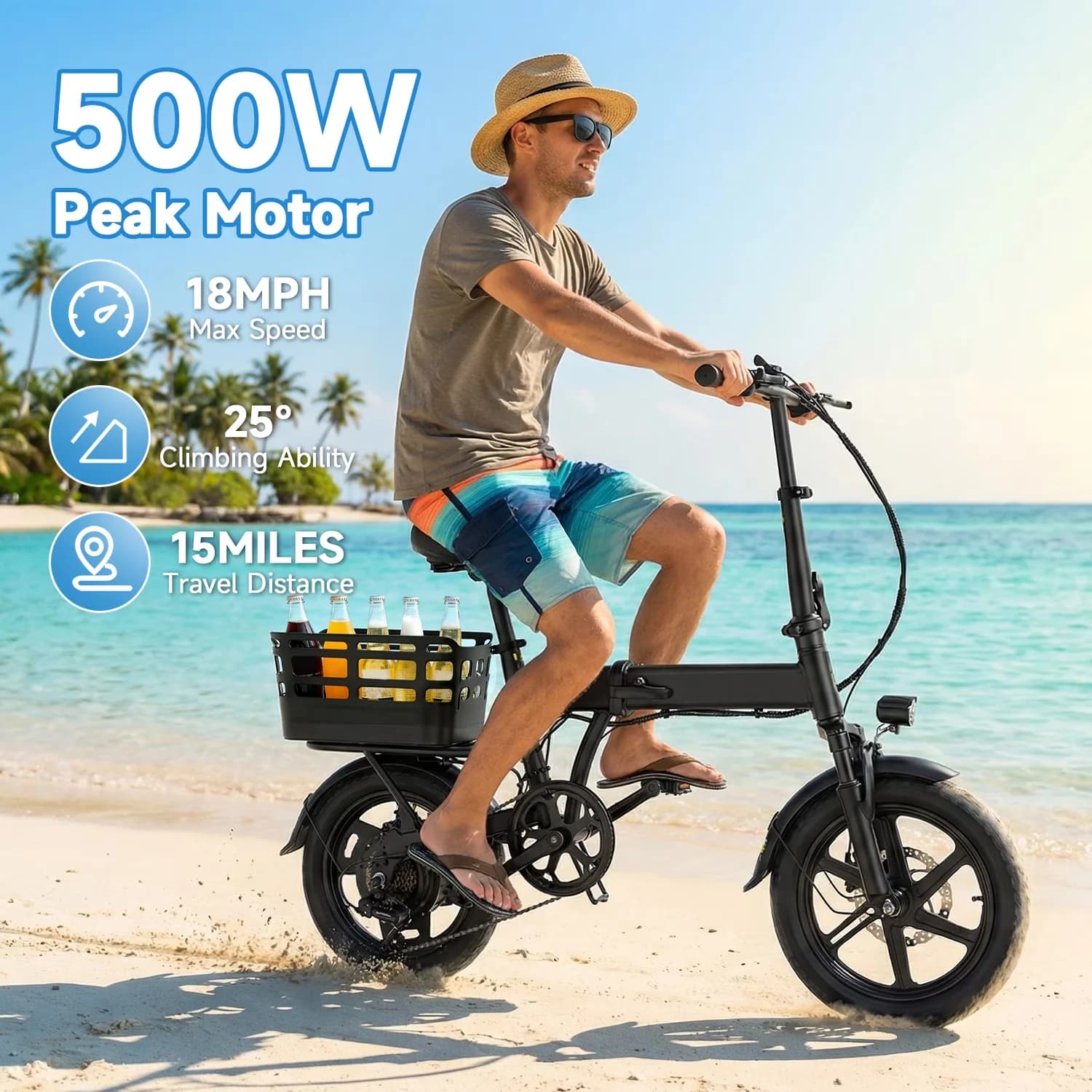 Innovative Electric Bike with Battery, 350W - 36V - Traditional Style Model 8A4211