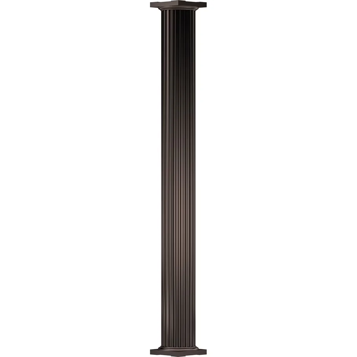 Building Material Efficient with Finished, Round Shaft (, Can be trimmed to exact height - Brown Aluminum Model 61B895