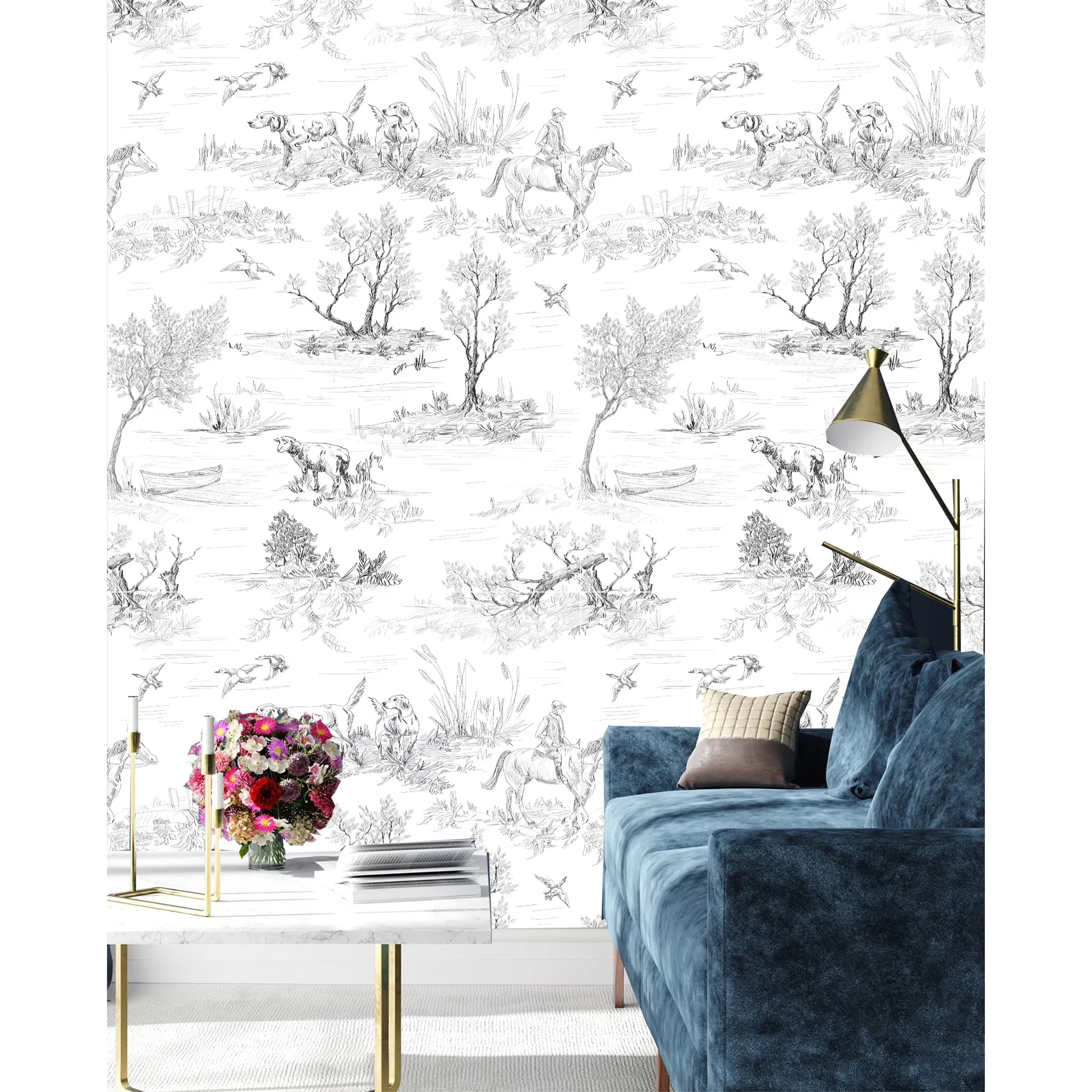 Versatile Wallpaper with Removable, Water-Resistant - Self Adhesive Brown Model DCE779