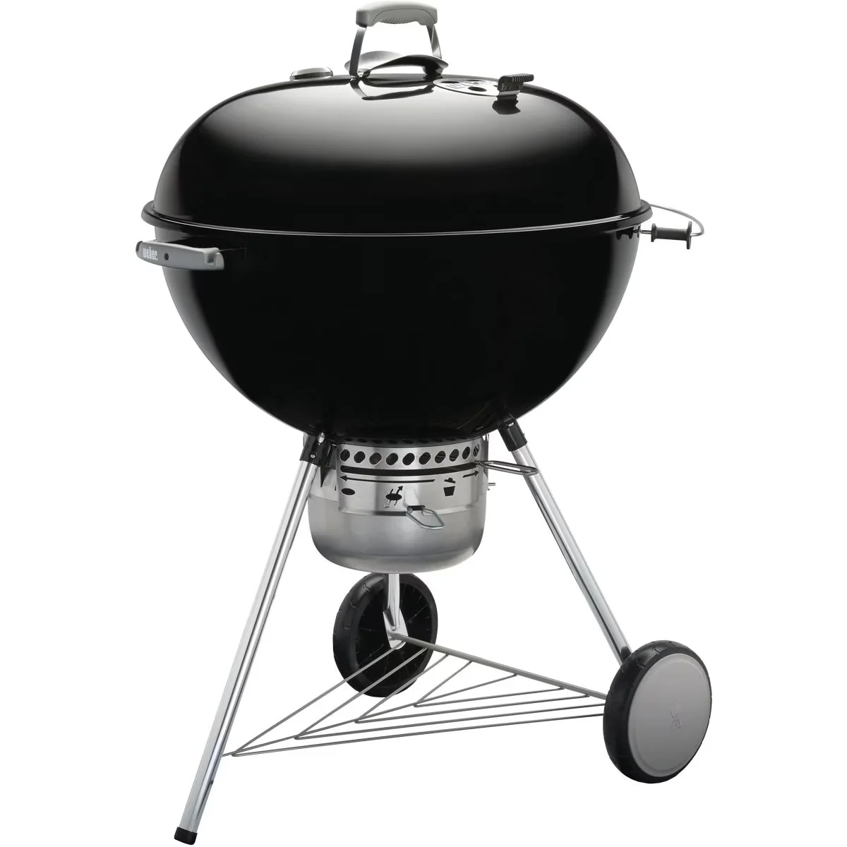 Charcoal Grill Professional with Thermometer, Built-in Thermometer, 22' Kettle - Model AEA000